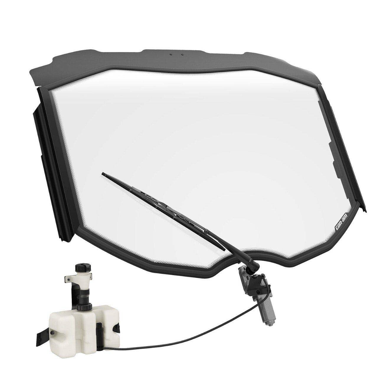 Glass Windshield with Wiper and Washer Kit - Can-Am Off-Road