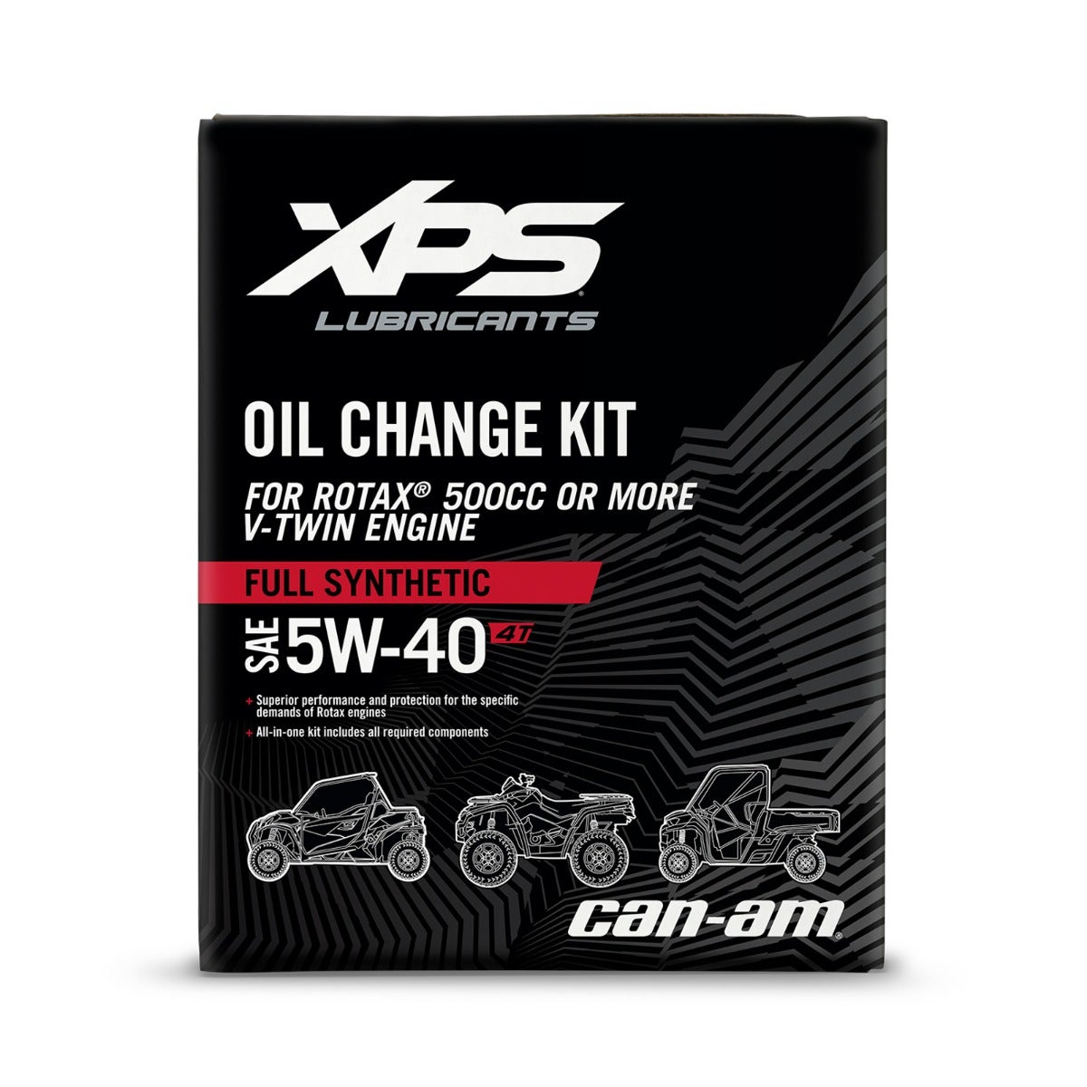 Amazon | Can-Am OEM 4T 5W-40 合成ブレンドオイル交換キット
